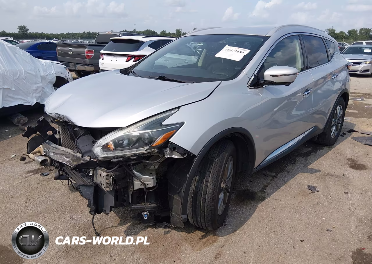 2018 Nissan Murano Sl VIN:5N1AZ2MG1JN202097 - 2