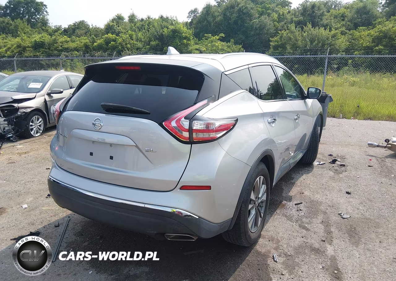 2018 Nissan Murano Sl VIN:5N1AZ2MG1JN202097 - 4