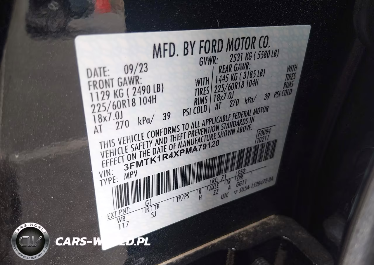 2023 Ford Mustang Mach-E Select VIN:3FMTK1R4XPMA79120 - 9
