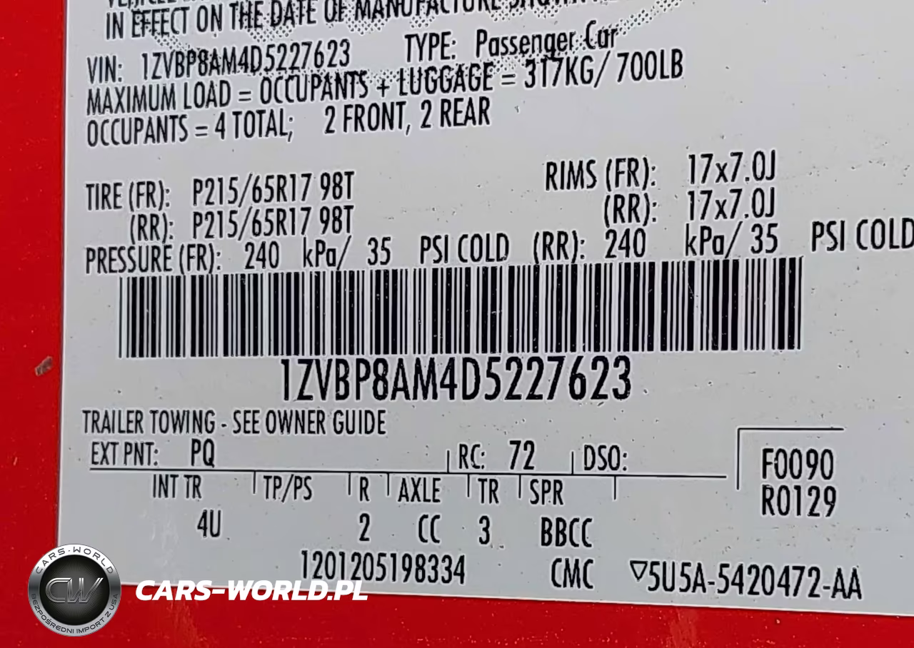 2013 Ford Mustang V6-V6 Premium VIN:1ZVBP8AM4D5227623 - 9