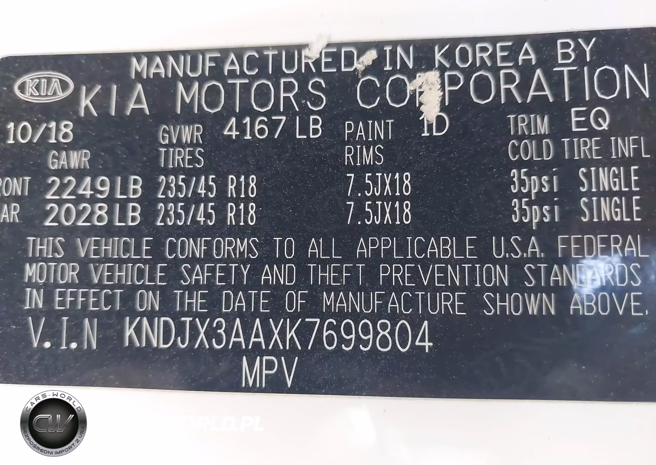 2019 Kia Soul ! VIN:KNDJX3AAXK7699804 - 9