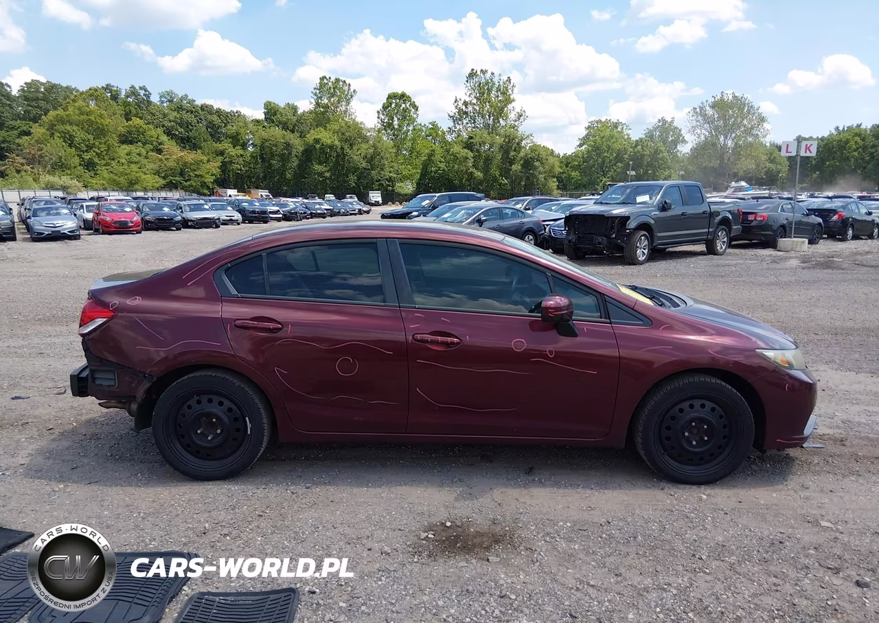 2014 Honda Civic Lx VIN:19XFB2F52EE204462 - 13