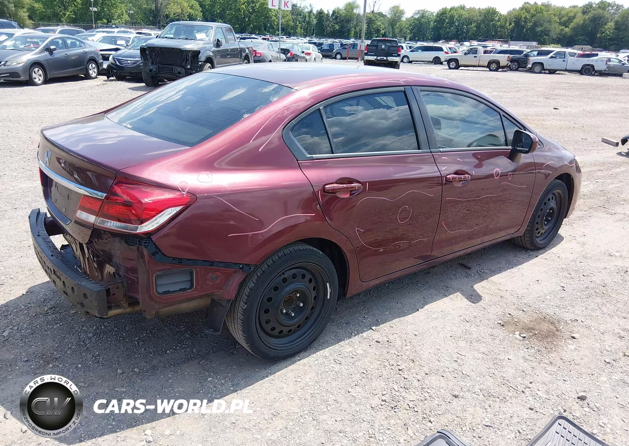 2014 Honda Civic Lx VIN:19XFB2F52EE204462 - 4