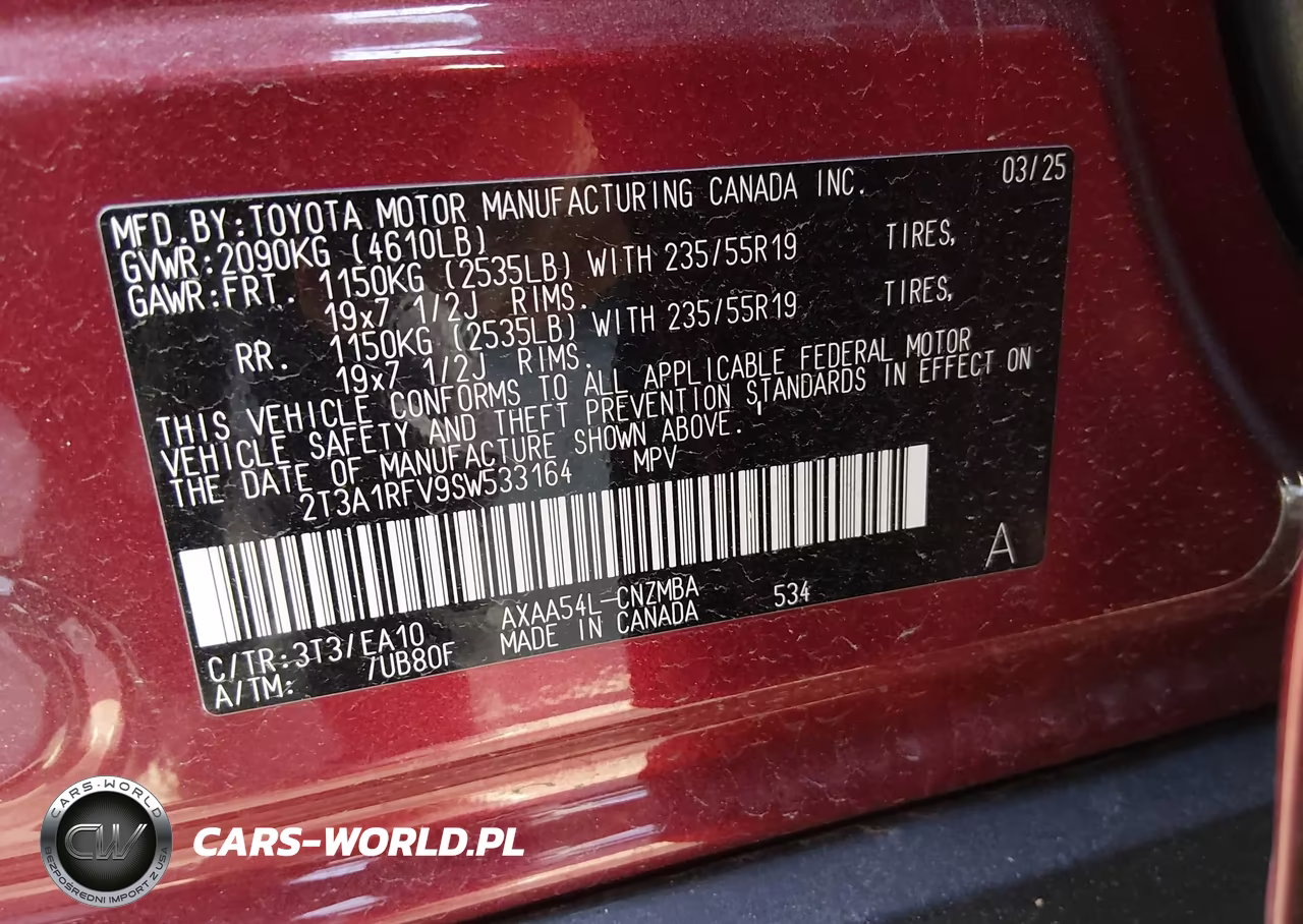 2025 Toyota Rav4 Xle Premium VIN:2T3A1RFV9SW533164 - 9