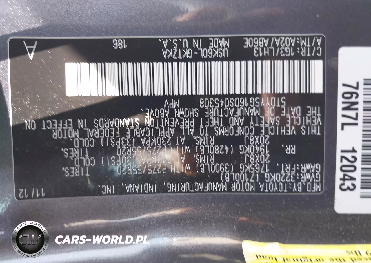 2013 Toyota Sequoia Platinum 5.7L V8 VIN:5TDYY5G16DS045308 - 9