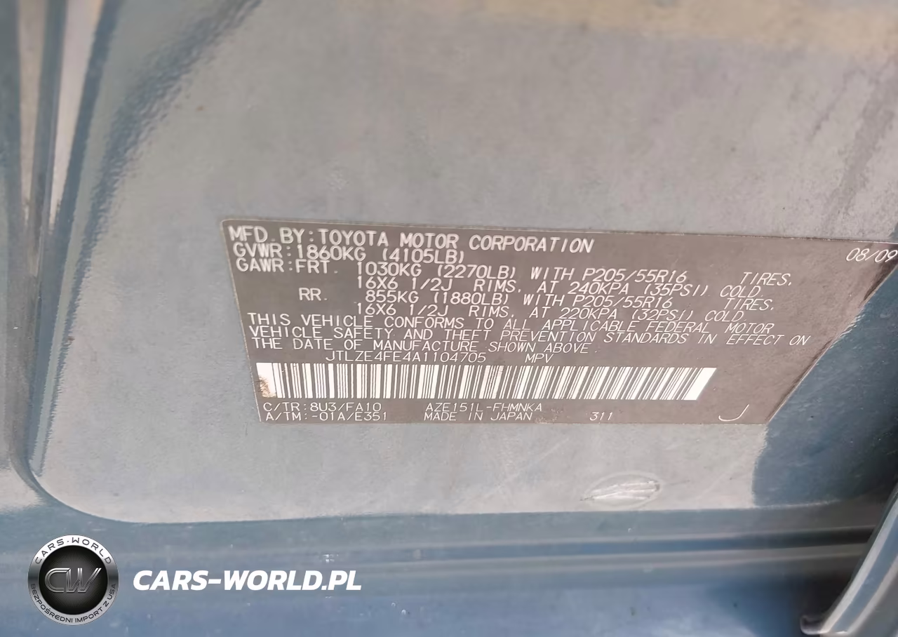 2010 Scion Xb VIN:JTLZE4FE4A1104705 - 9