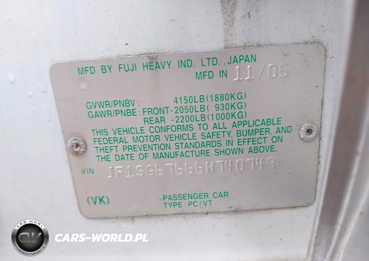 2006 Subaru Forester 2.5X L.l. Bean Edition VIN:JF1SG67666H740749 - 9