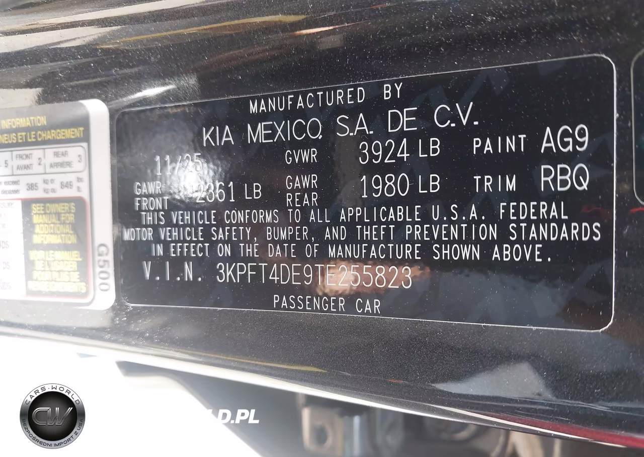 2026 Kia K4 Lxs VIN:3KPFT4DE9TE255823 - 9