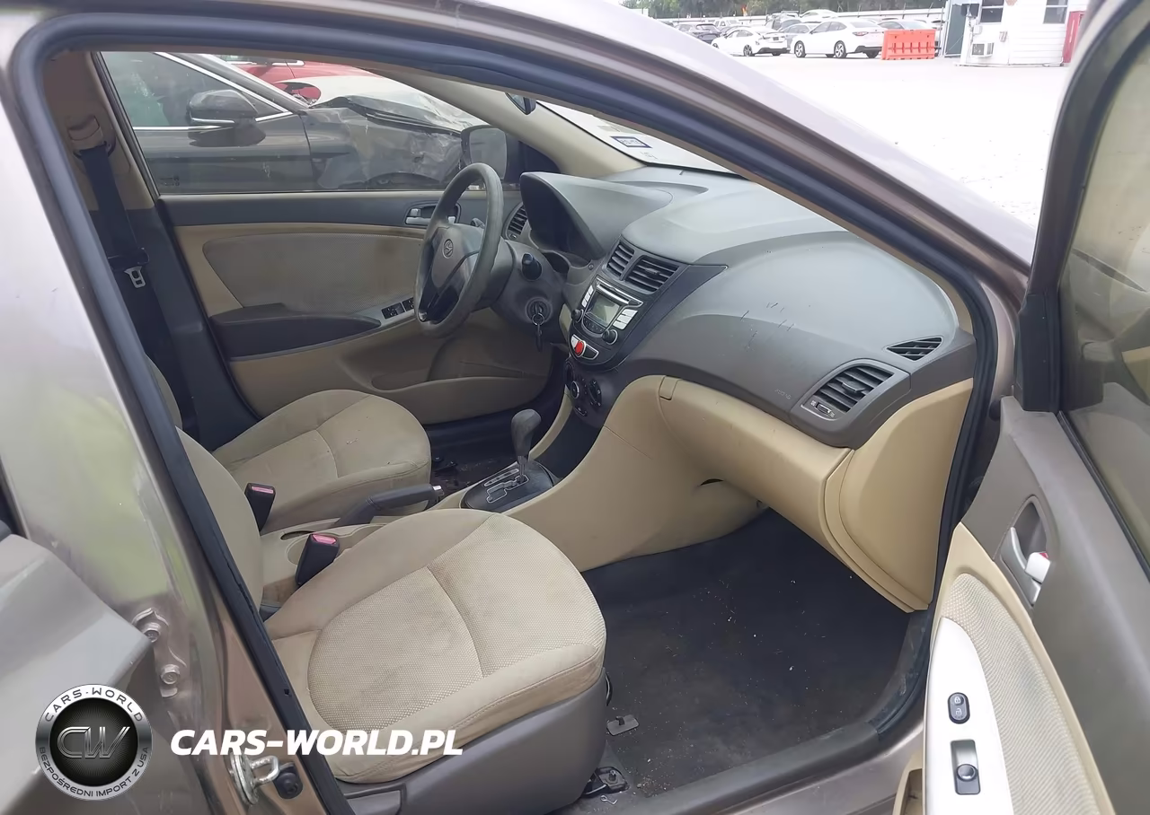 2013 Hyundai Accent Gls VIN:KMHCT4AE5DU347081 - 5