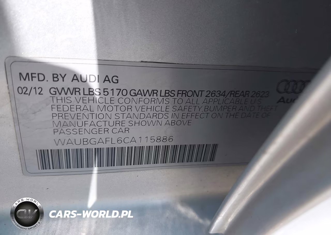 2012 Audi S4 3.0 Premium Plus VIN:WAUBGAFL6CA115886 - 9