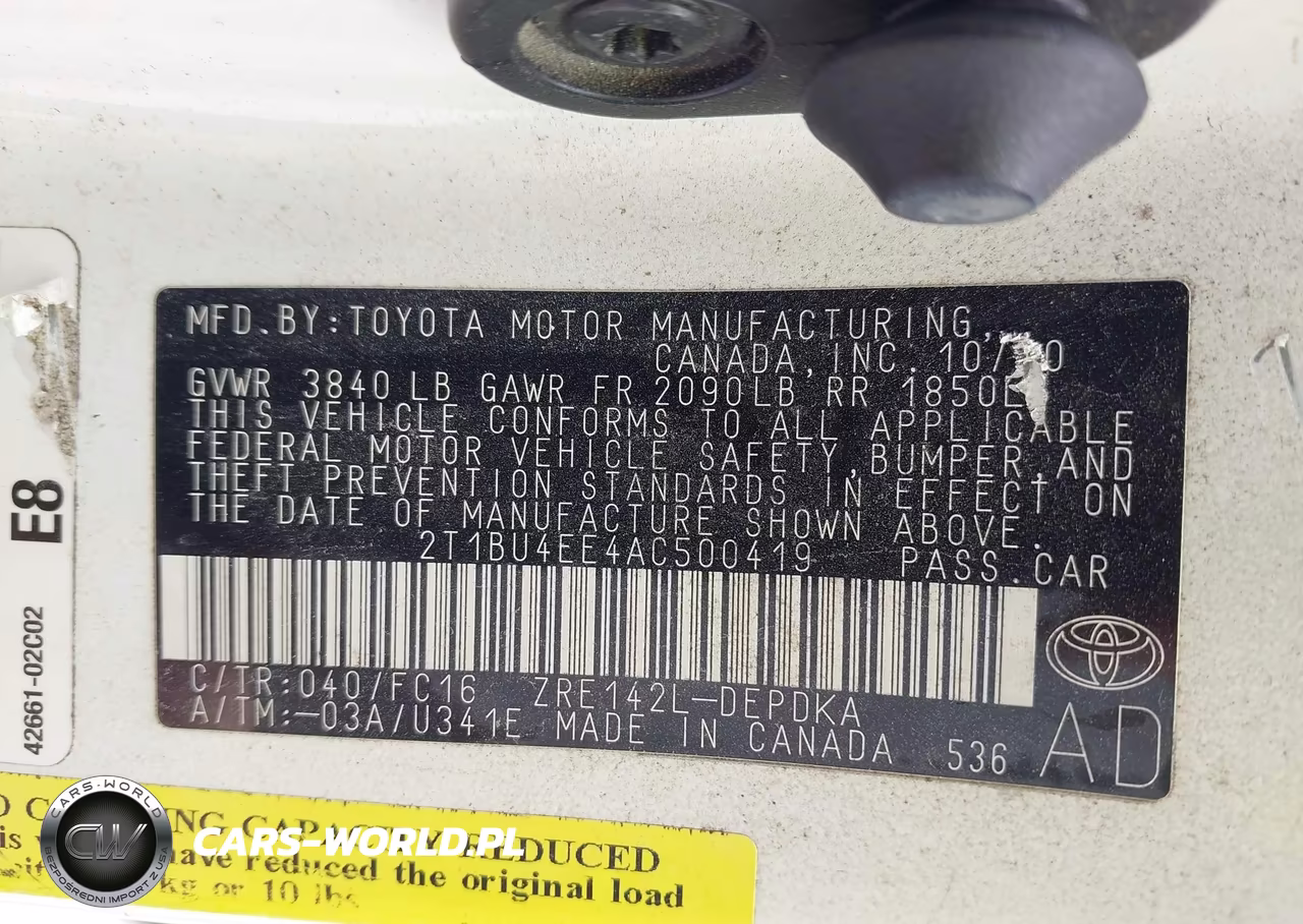 2010 Toyota Corolla Le VIN:2T1BU4EE4AC500419 - 9