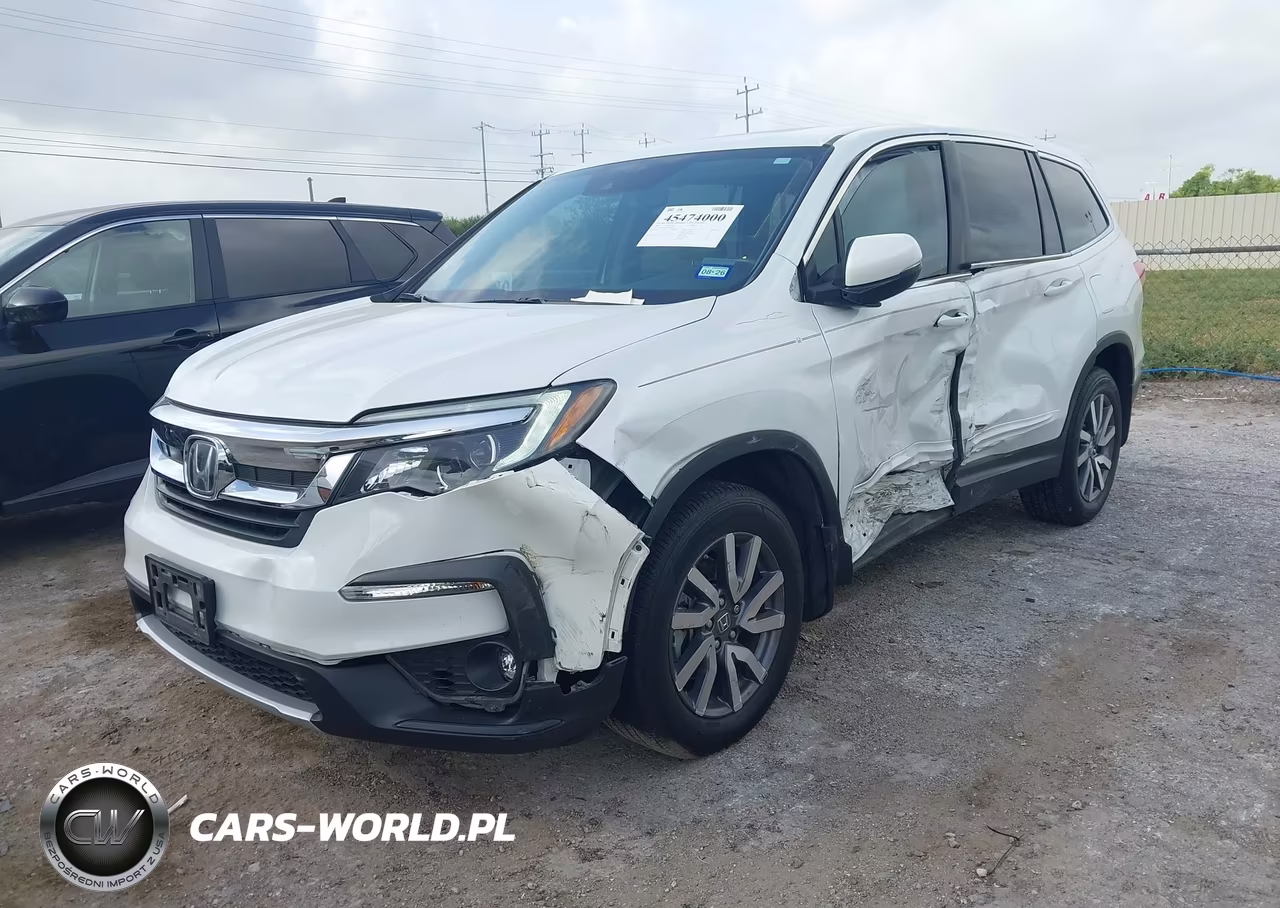 2020 Honda Pilot 2Wd Ex-L VIN:5FNYF5H57LB020489 - 2