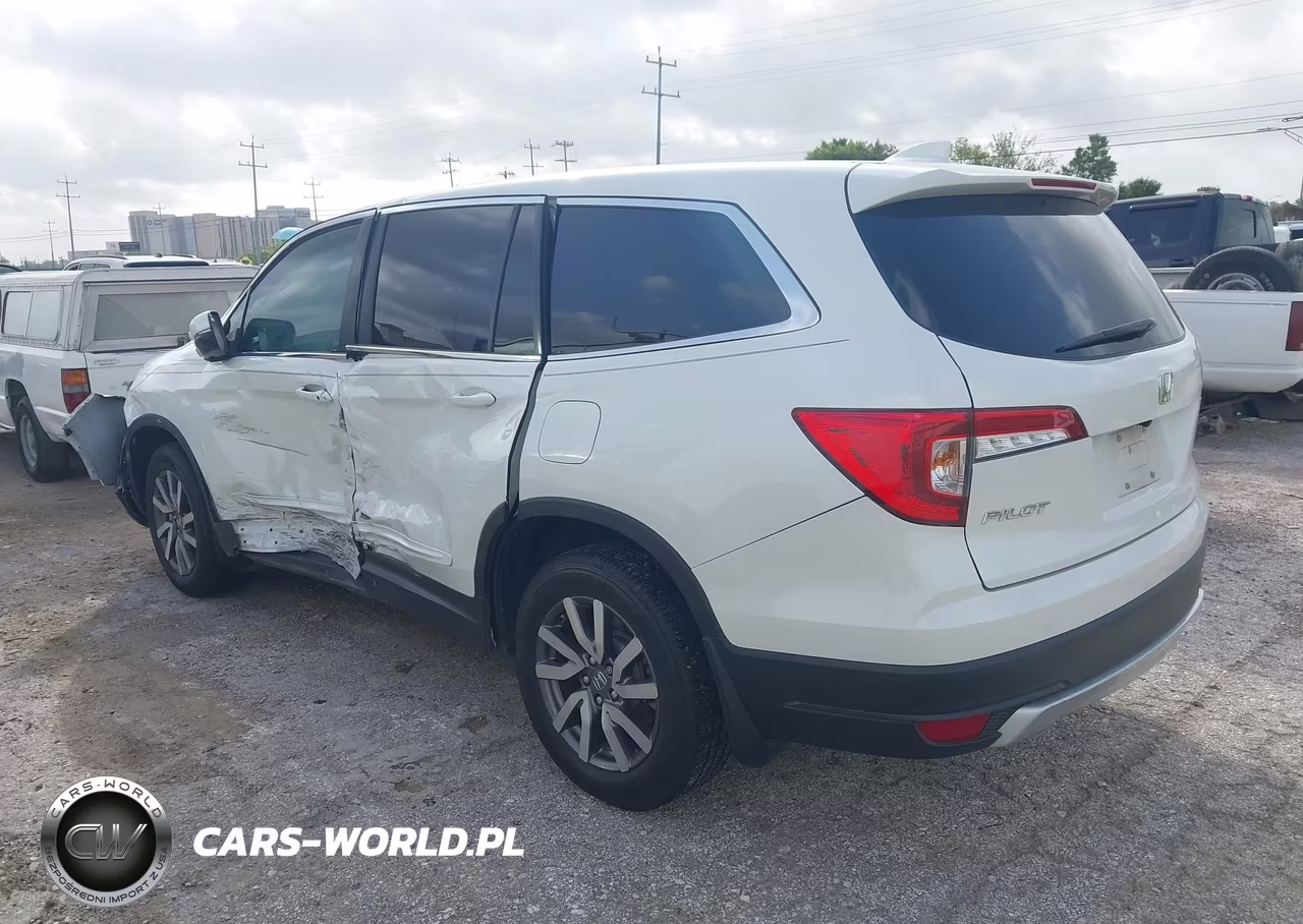2020 Honda Pilot 2Wd Ex-L VIN:5FNYF5H57LB020489 - 3