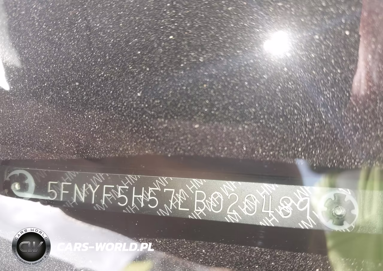 2020 Honda Pilot 2Wd Ex-L VIN:5FNYF5H57LB020489 - 9