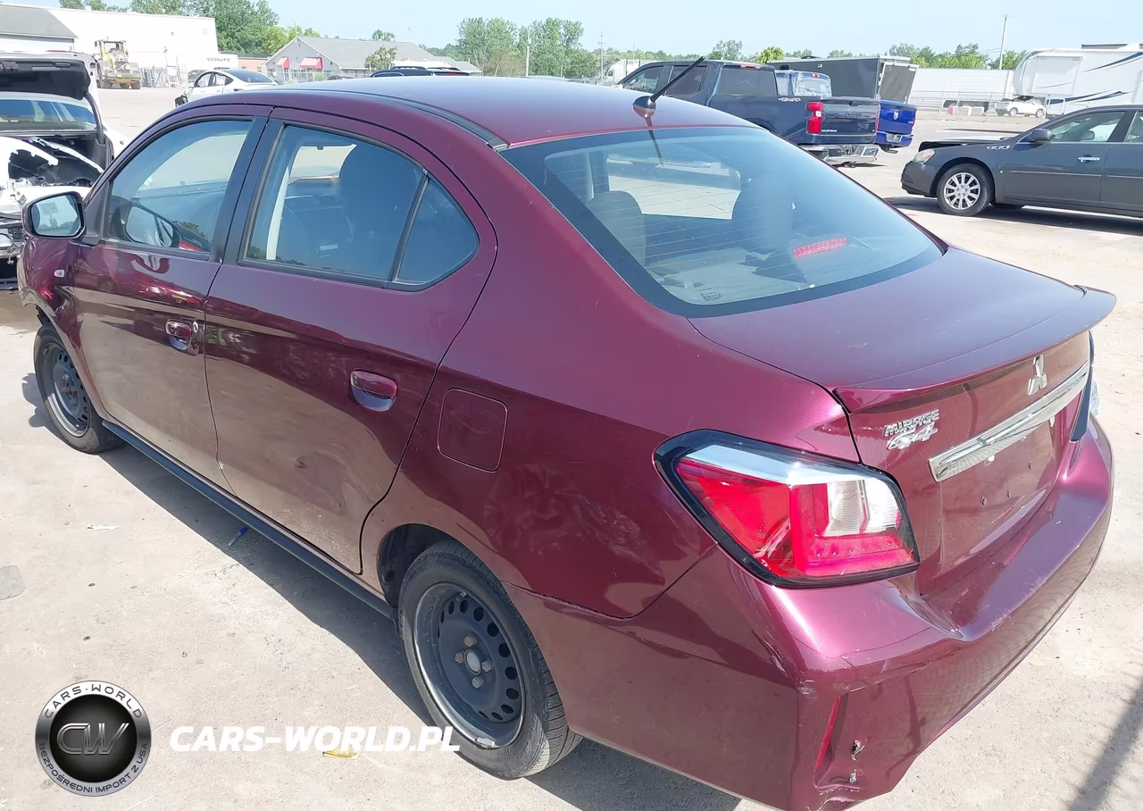 2022 Mitsubishi Mirage G4 Es VIN:ML32FUFJ6NHF03643 - 3