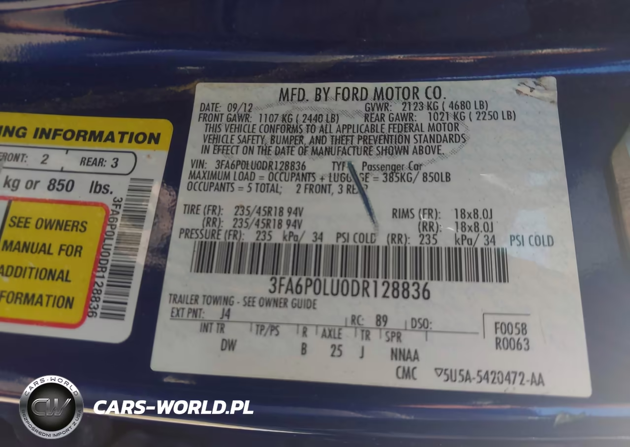 2013 Ford Fusion Hybrid Se VIN:3FA6P0LU0DR128836 - 9