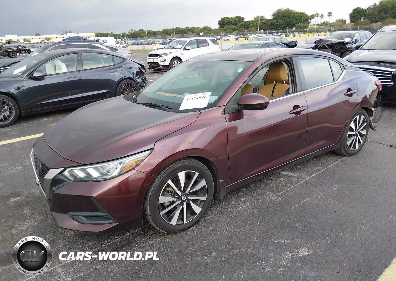 2021 Nissan Sentra Sv Xtronic Cvt VIN:3N1AB8CV9MY294002 - 2