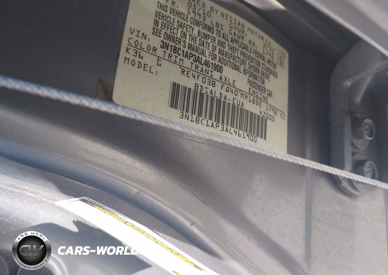 2010 Nissan Versa 1.8S VIN:3N1BC1AP3AL461900 - 9