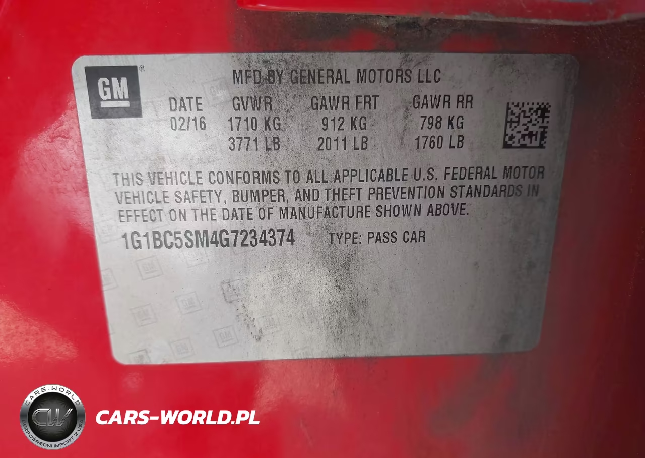 2016 Chevrolet Cruze Ls Auto VIN:1G1BC5SM4G7234374 - 9