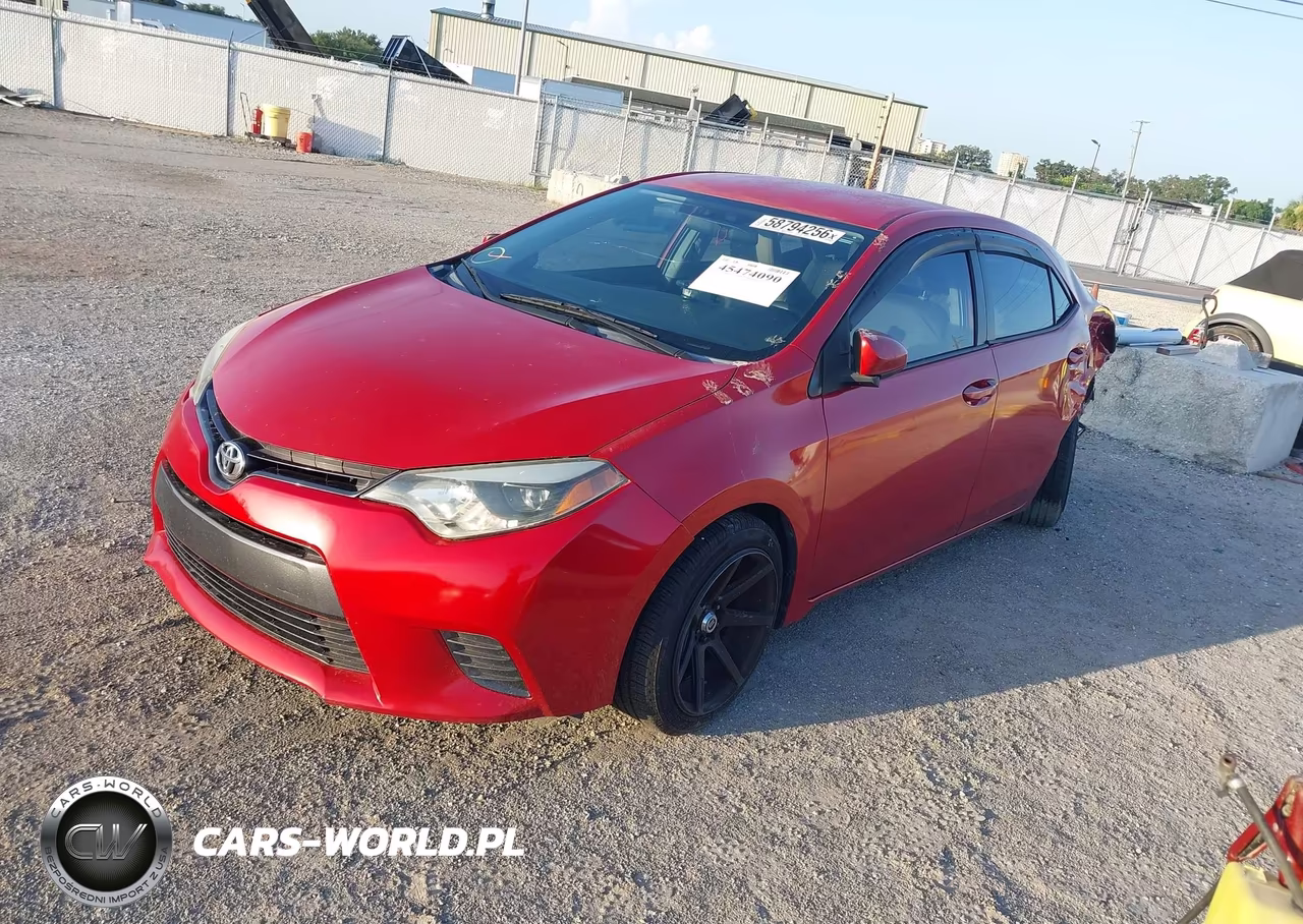 2016 Toyota Corolla Le VIN:5YFBURHE5GP377005 - 2