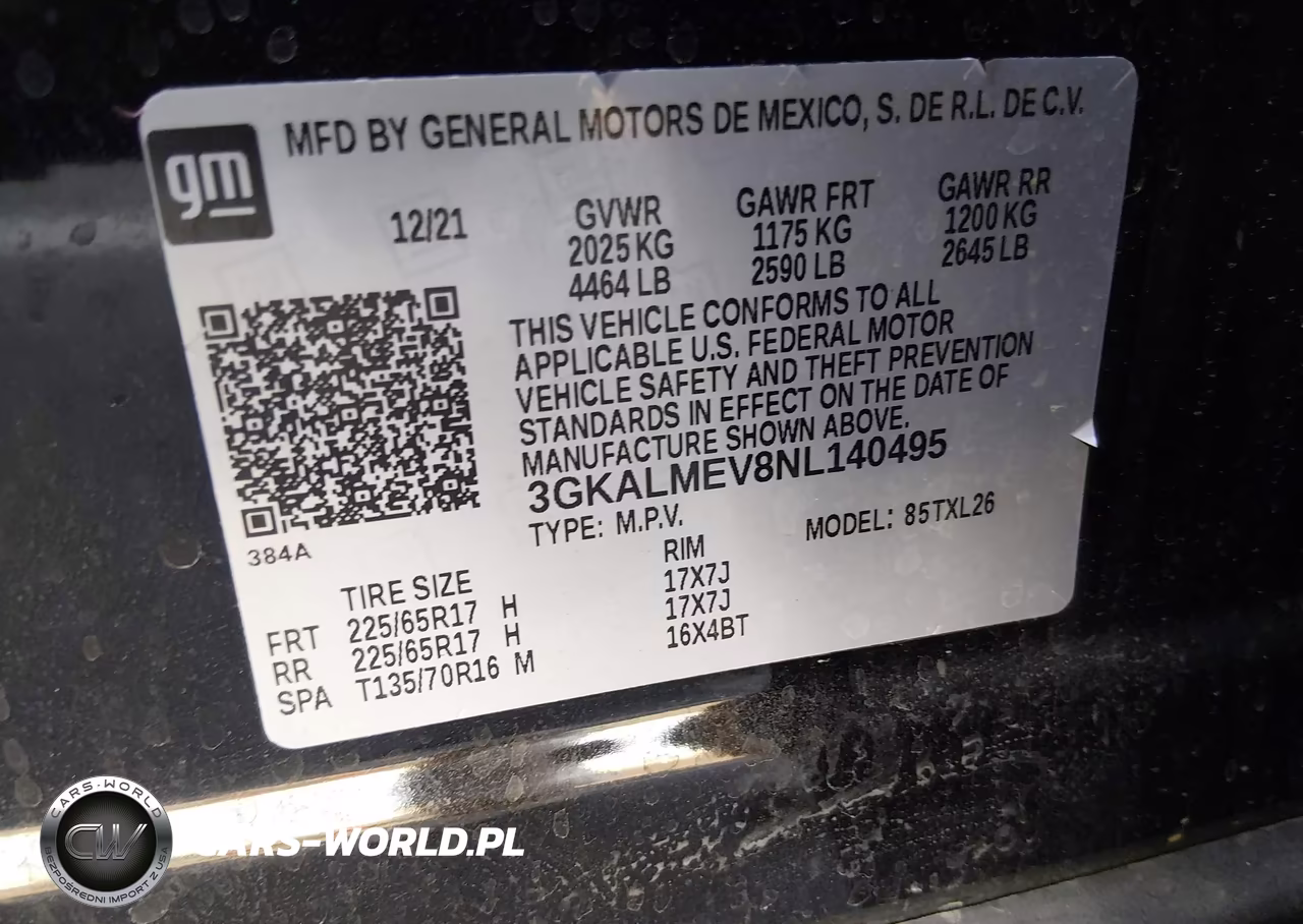 2022 GMC Terrain Fwd Sle VIN:3GKALMEV8NL140495 - 9