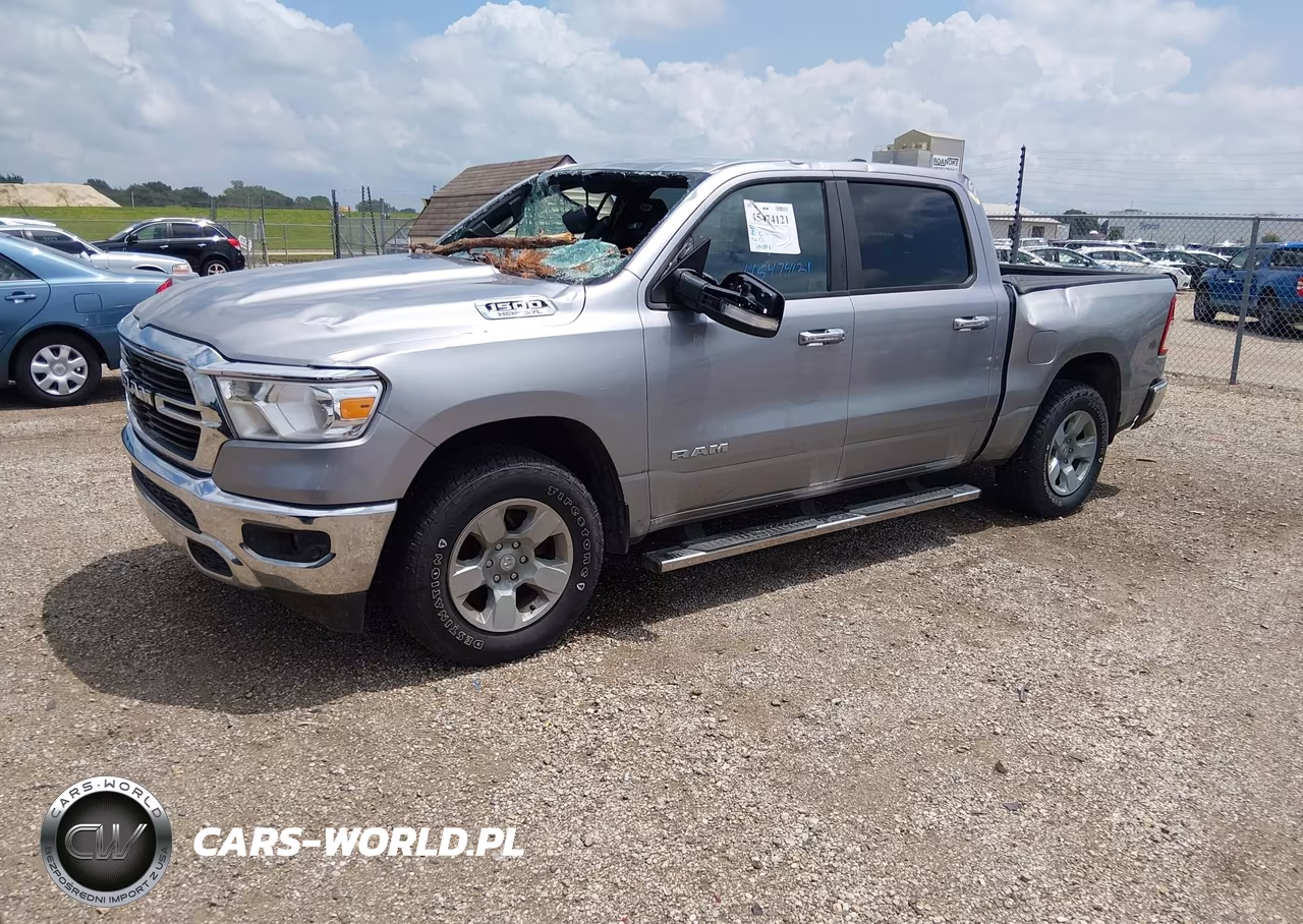 2019 Ram 1500 Big Horn-Lone Star 4X4 5'7 Box VIN:1C6SRFFT9KN842240 - 2
