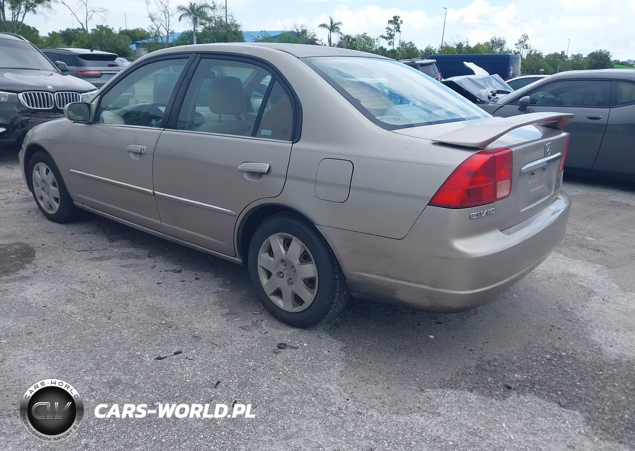 2002 Honda Civic Ex VIN:2HGES26702H587865 - 3