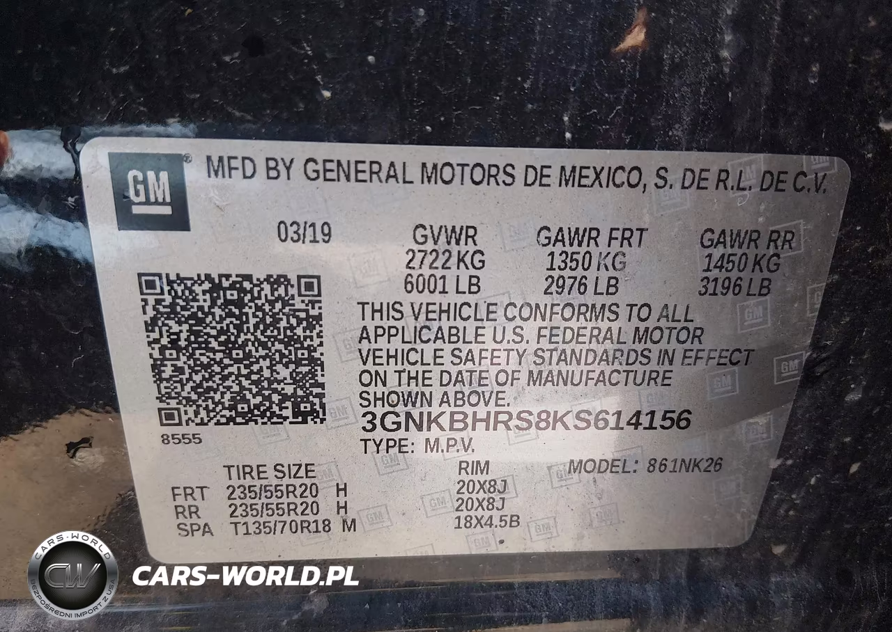 2019 Chevrolet Blazer VIN:3GNKBHRS8KS614156 - 9