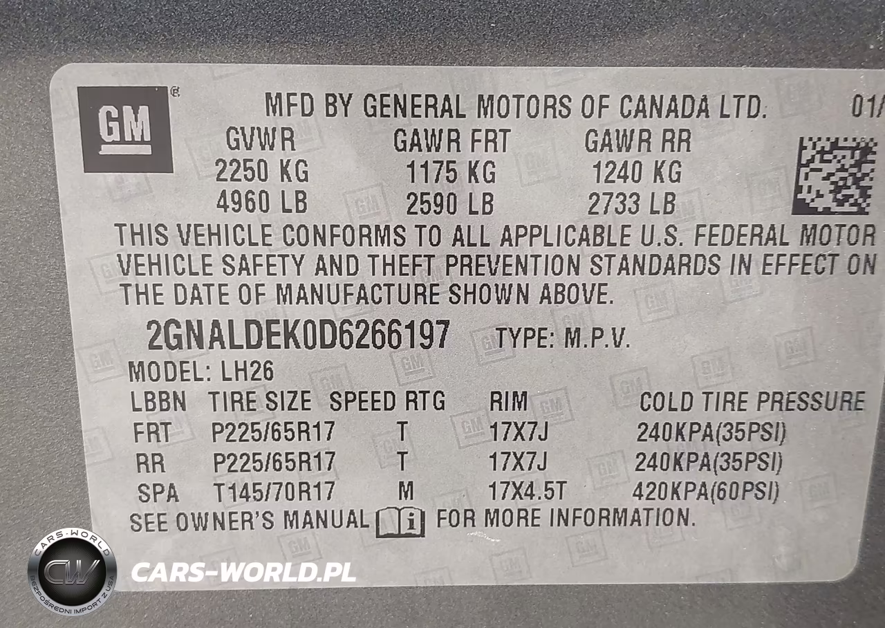 2013 Chevrolet Equinox Lt VIN:2GNALDEK0D6266197 - 9