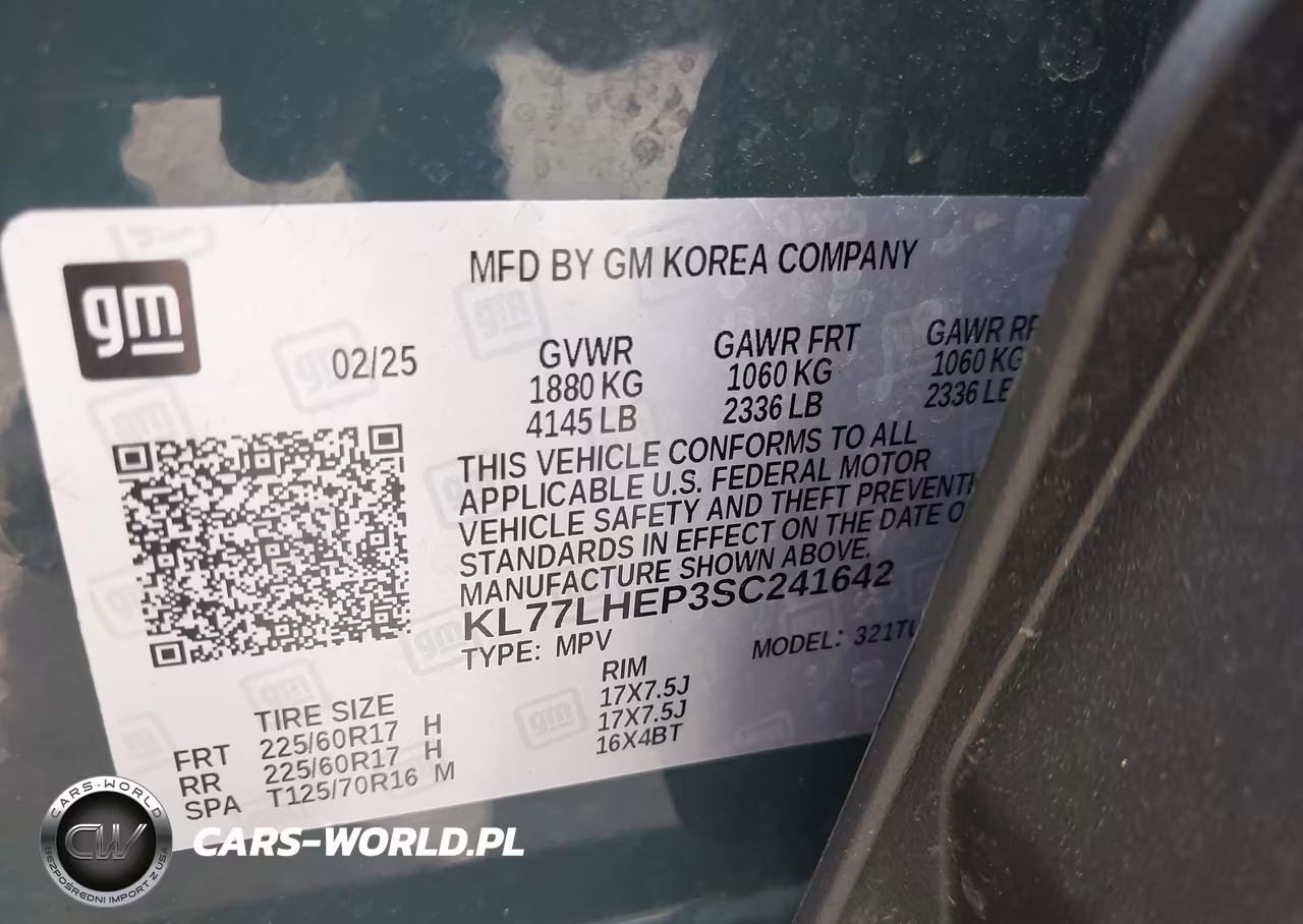 2025 Chevrolet Trax Fwd Lt VIN:KL77LHEP3SC241642 - 9