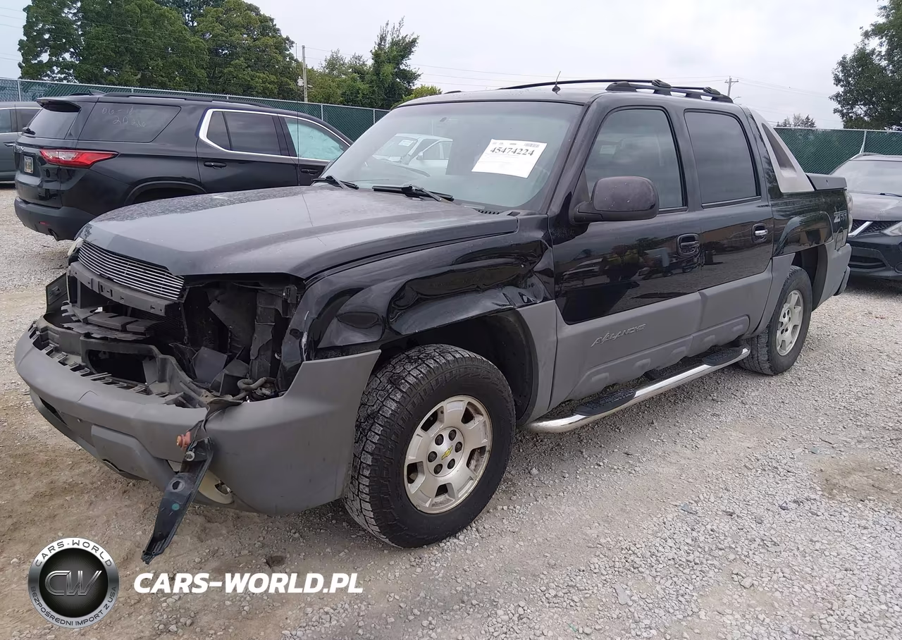 2002 Chevrolet Avalanche 1500 VIN:3GNEC13T22G231156 - 2
