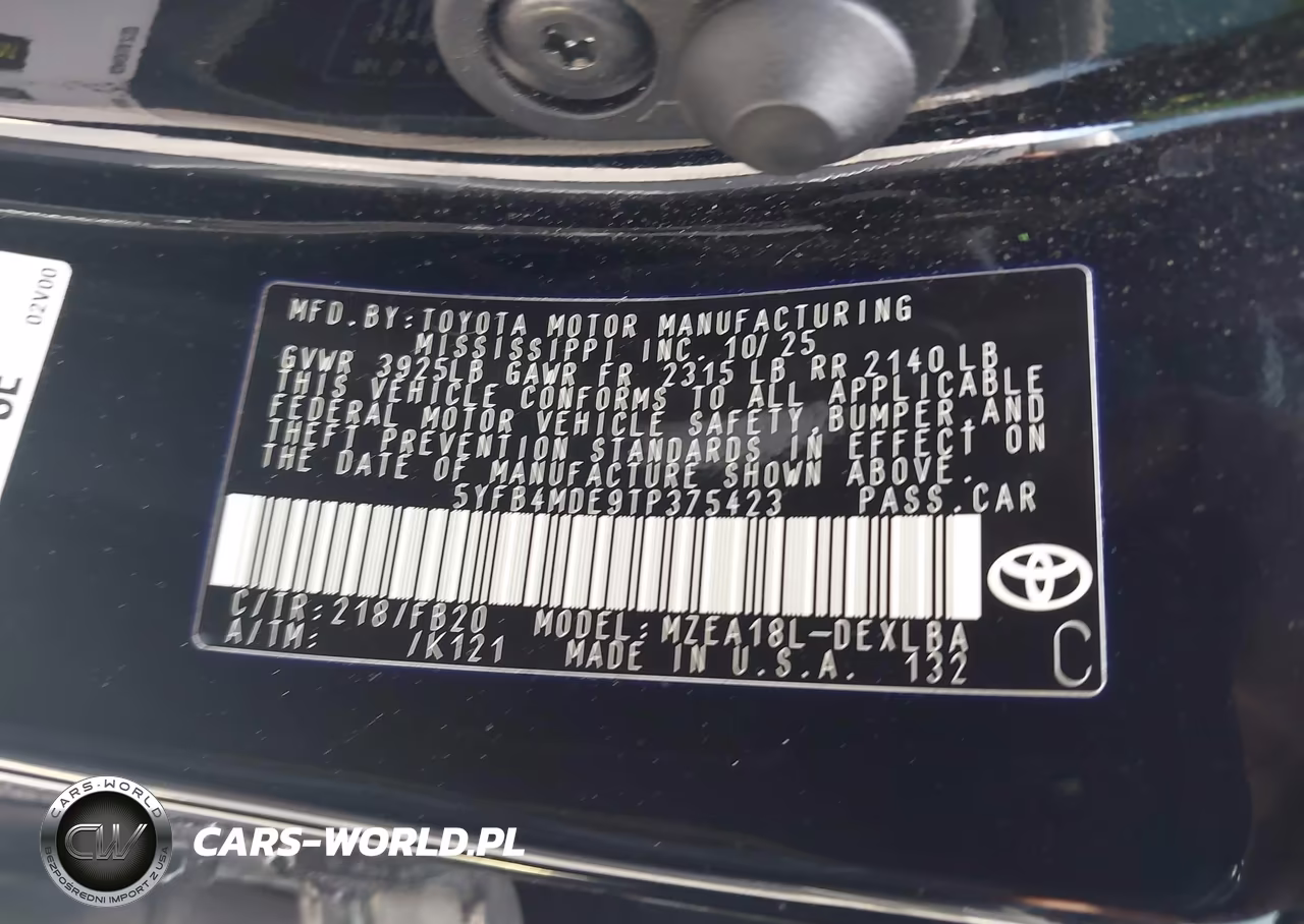 2026 Toyota Corolla Le VIN:5YFB4MDE9TP375423 - 9