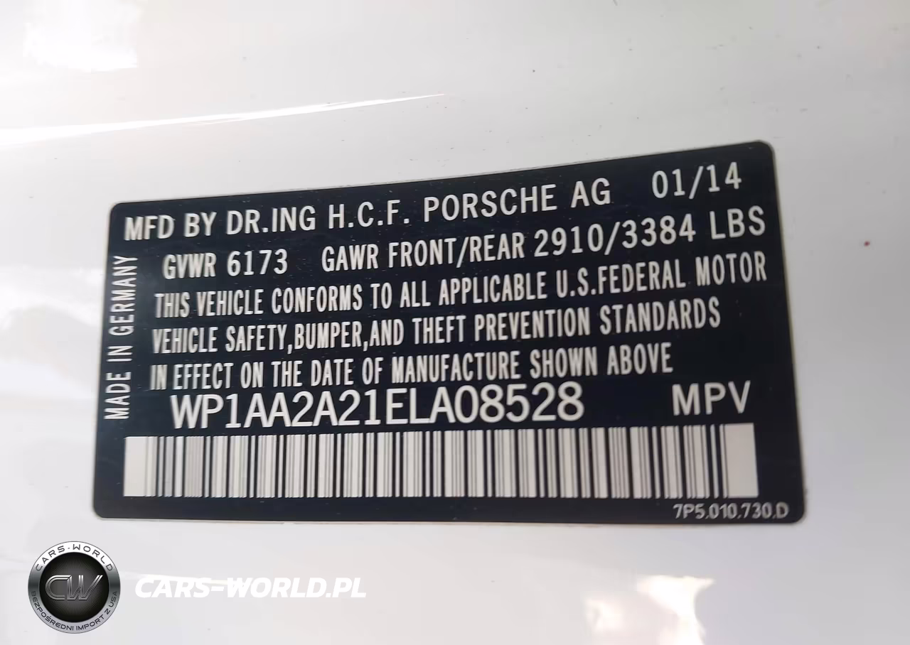 2014 Porsche Cayenne Platinum Edition VIN:WP1AA2A21ELA08528 - 9