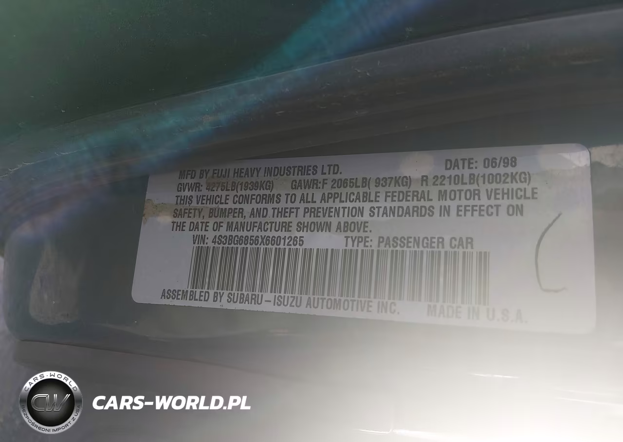 1999 Subaru Legacy 30Th Ann. Outback Ltd.-Outback VIN:4S3BG6856X6601265 - 9