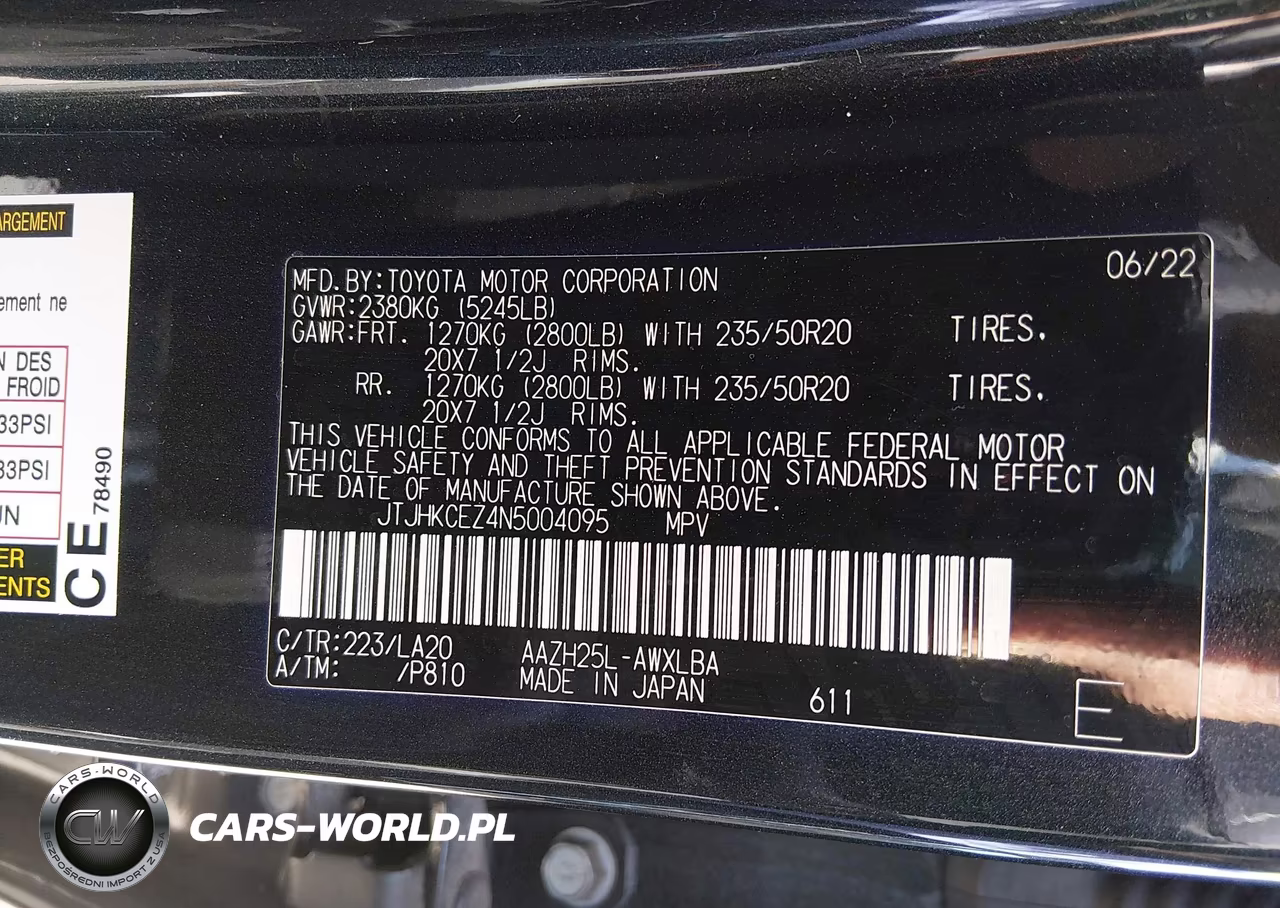 2022 Lexus Nx 350H Luxury VIN:JTJHKCEZ4N5004095 - 9