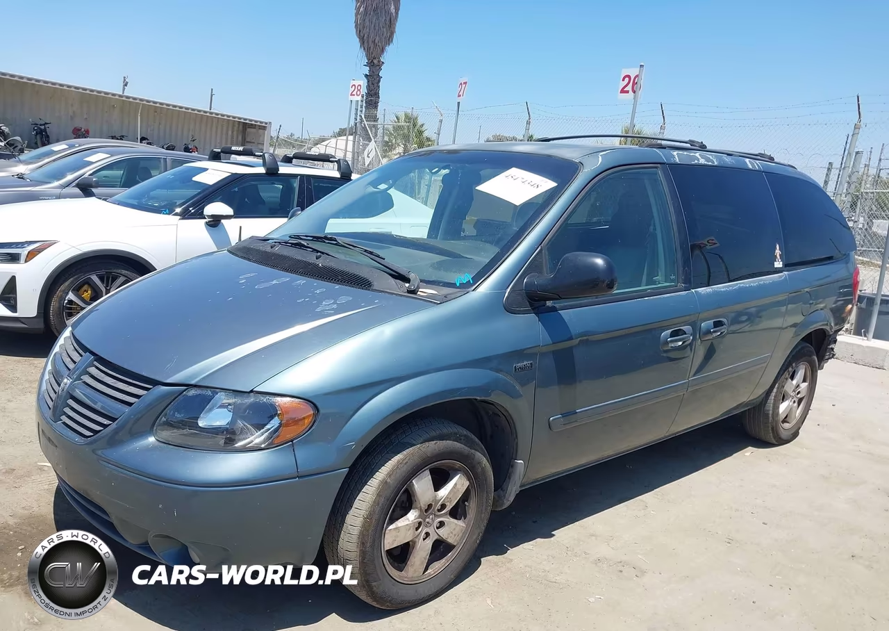 2007 Dodge Grand Caravan Sxt VIN:2D4GP44L87R180093 - 2