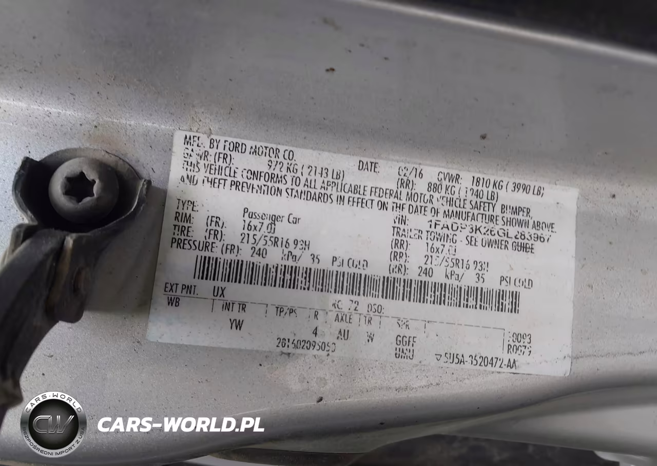 2016 Ford Focus Se VIN:1FADP3K26GL283967 - 9