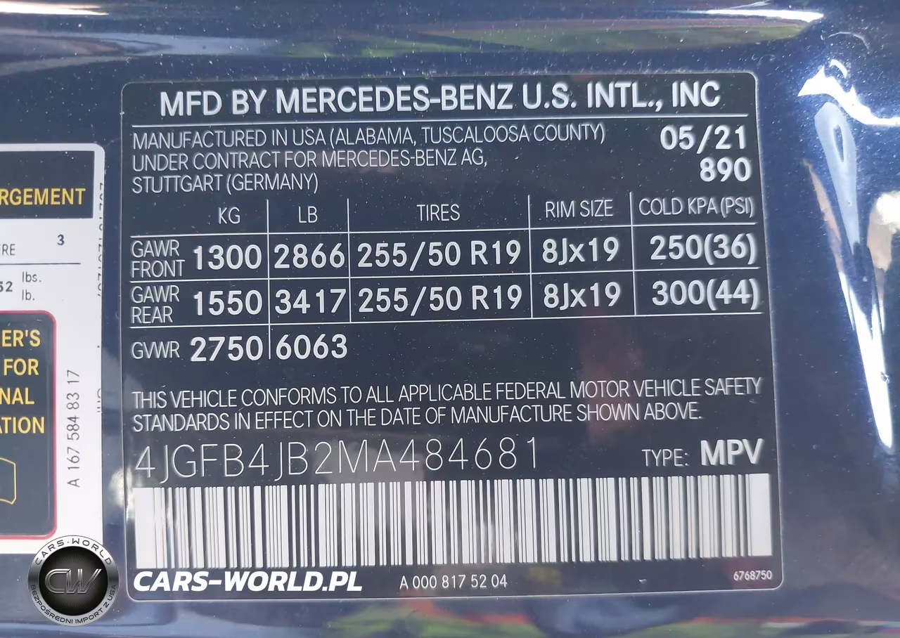 2021 Mercedes-Benz Gle 350 VIN:4JGFB4JB2MA484681 - 9