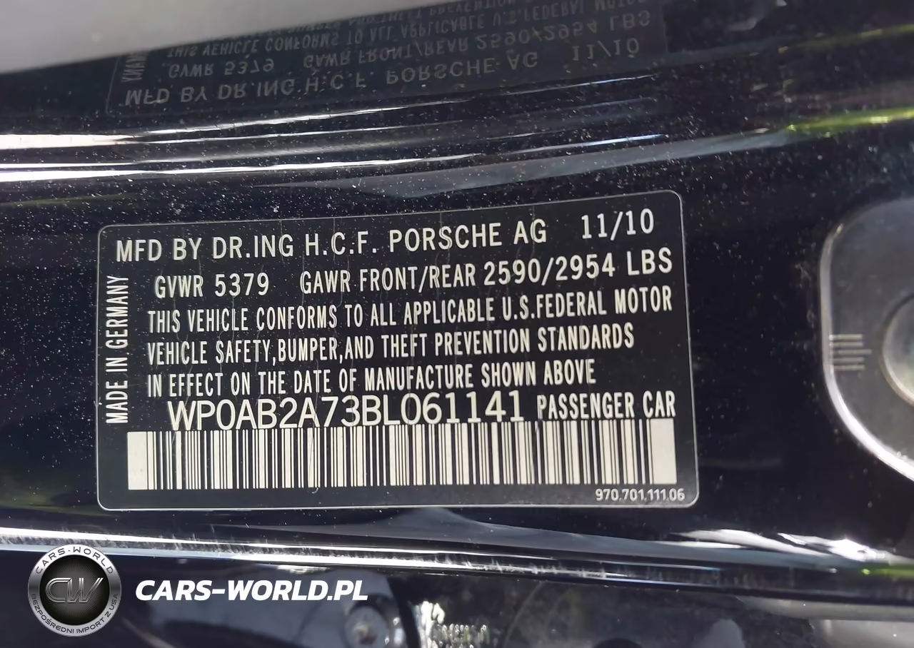 2011 Porsche Panamera 4S VIN:WP0AB2A73BL061141 - 9