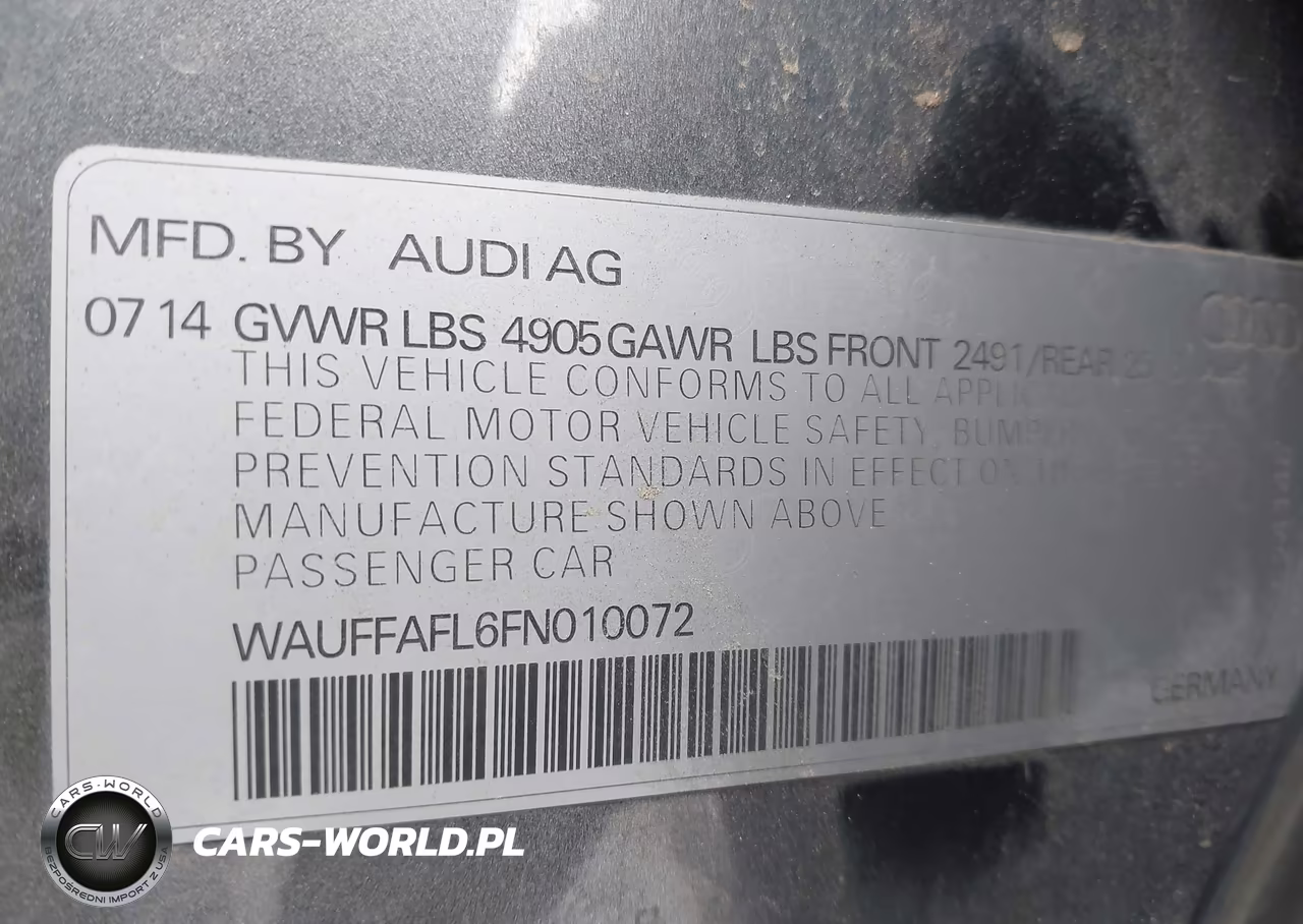 2015 Audi A4 2.0T Premium VIN:WAUFFAFL6FN010072 - 9