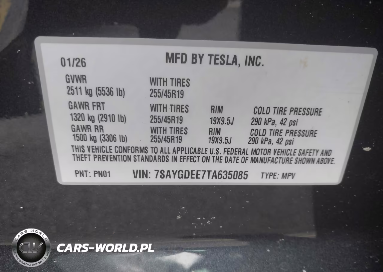 2026 Tesla Model Y All-Wheel Drive-Long Range Launch Series-Premium All-Wheel Drive VIN:7SAYGDEE7TA635085 - 9
