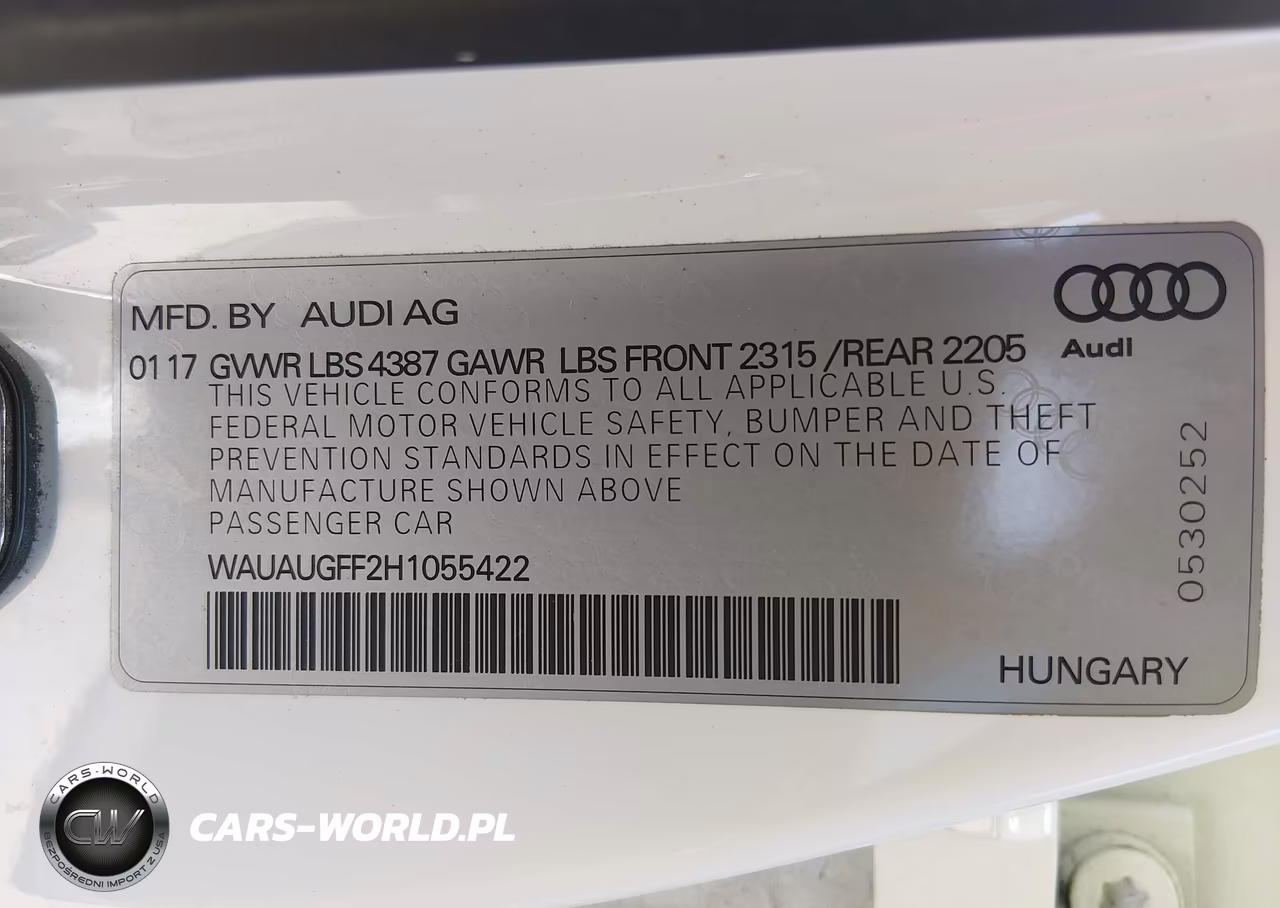 2017 Audi A3 Premium VIN:WAUAUGFF2H1055422 - 9