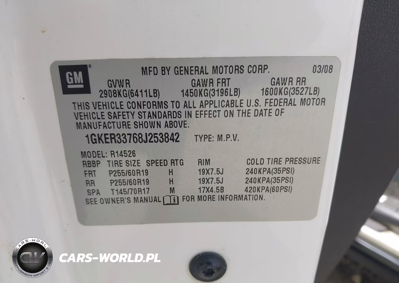 2008 GMC Acadia Slt-2 VIN:1GKER33768J253842 - 9