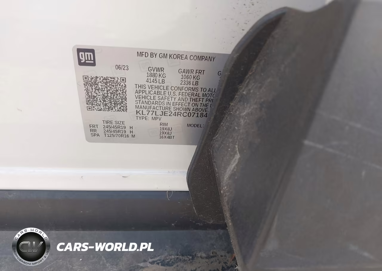 2024 Chevrolet Trax Fwd 2Rs VIN:KL77LJE24RC071846 - 9
