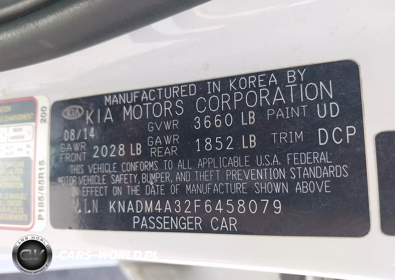 2015 Kia Rio Lx VIN:KNADM4A32F6458079 - 9