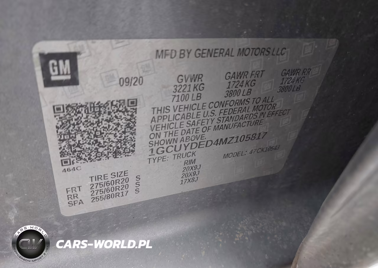 2021 Chevrolet Silverado 1500 4Wd Short Bed Lt VIN:1GCUYDED4MZ105817 - 9