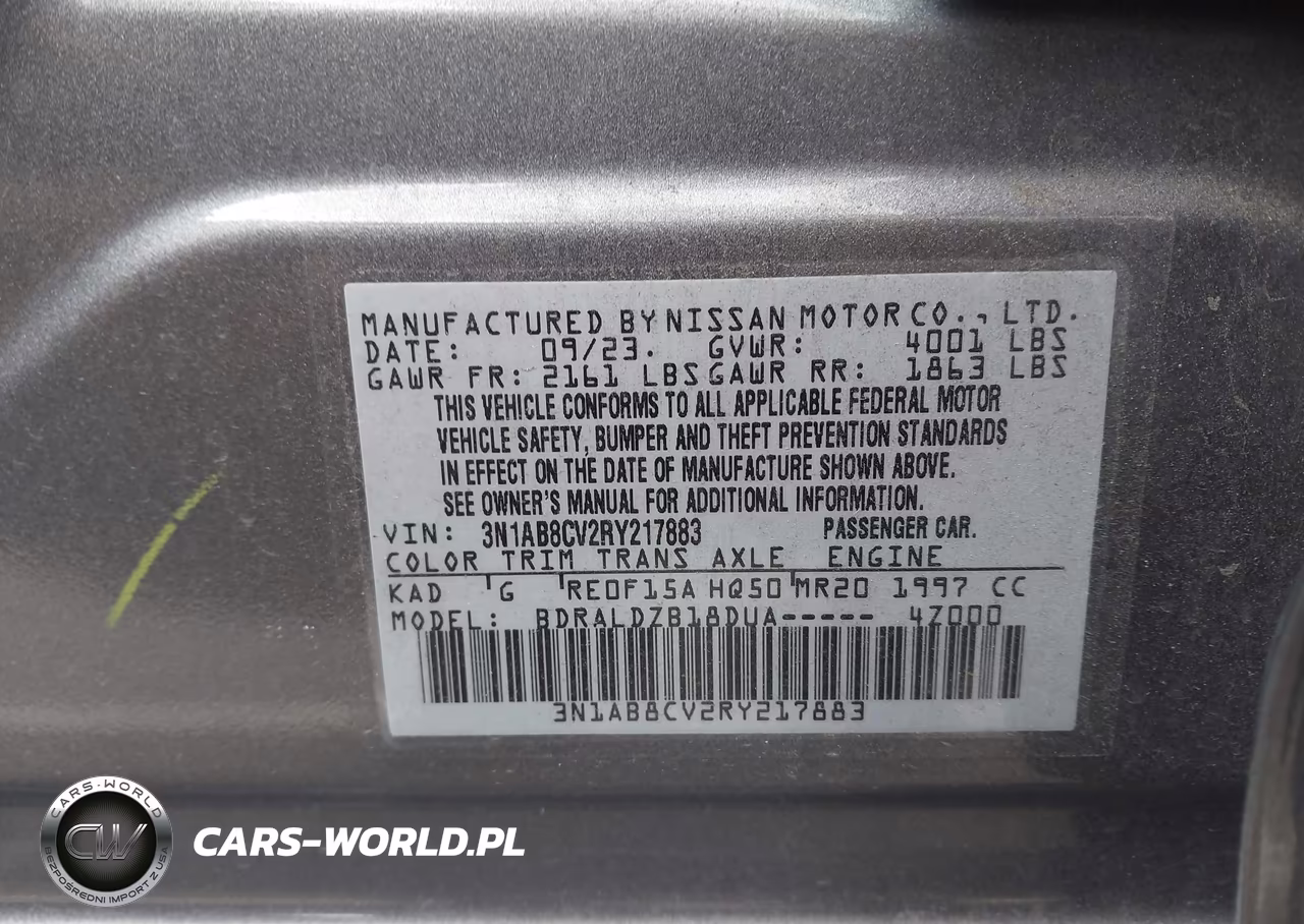 2024 Nissan Sentra Sv Xtronic Cvt VIN:3N1AB8CV2RY217883 - 9