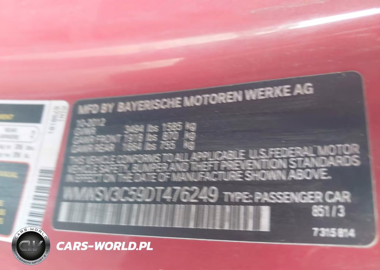 2013 Mini Hardtop Cooper S VIN:WMWSV3C59DT476249 - 9