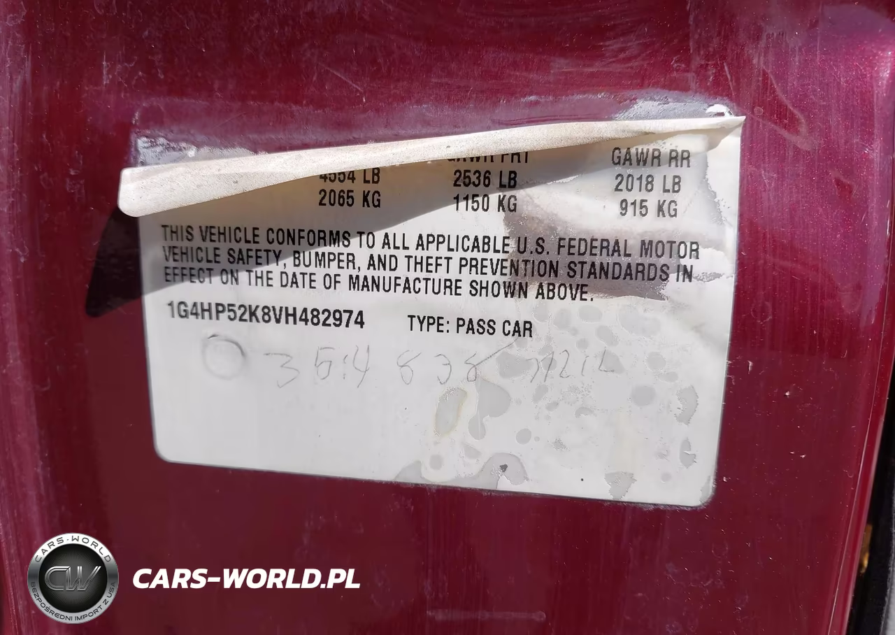 1997 Buick Lesabre Custom VIN:1G4HP52K8VH482974 - 9