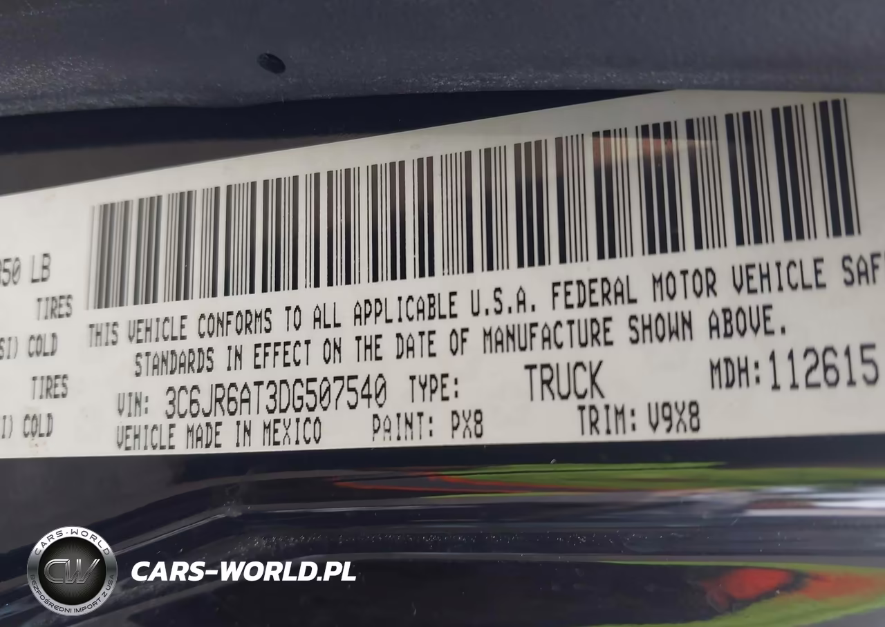 2013 Ram 1500 Express VIN:3C6JR6AT3DG507540 - 9